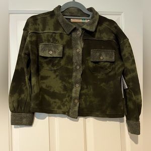 NWT Vintage Havana green girls schacket size 10/12